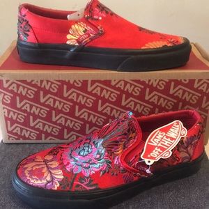 Vans Slip-On Festival Satin Skate Shoes Women’s